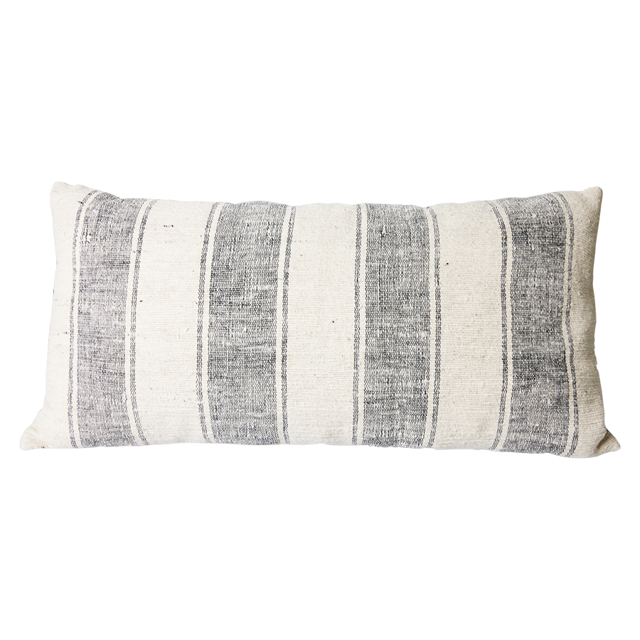 Large cushion wide striped